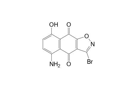 5-Amino-3-bromo-8-hydroxynaphtho[2,3-d]isoxazole-4,9-dione