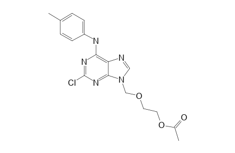 9-[(2-ACETOXYETHOXY)-METHYL]-2-CHLORO-6-(PARA-TOYLAMINO)-PURINE