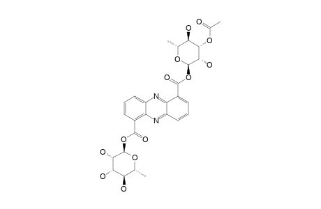 SOLPHENAZINE_B;1-(3-O-ACETYLCARBO-ALPHA-L-RHAMNOSYLOXY)-6-CARBO-ALPHA-L-RHAMNOSYLOXYPHENAZINE
