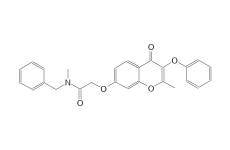 acetamide, N-methyl-2-[(2-methyl-4-oxo-3-phenoxy-4H-1-benzopyran-7-yl)oxy]-N-(phenylmethyl)-