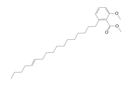 Benzoic acid, 2-(12-heptadecenyl)-6-methoxy-, methyl ester