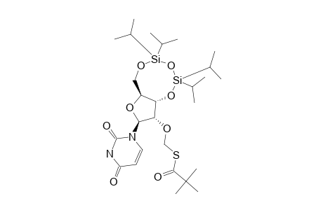 2'-O-PIVALOYLTHIOMETHYL-3',5'-O-(TETRAISOPROPYLDISILOXANE-1,3-DIYL)-URIDINE