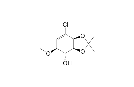 1-Chloro-4-hydroxy-5,6-[O,O-isopropylidene]-3-methoxycyclohex-1-ene