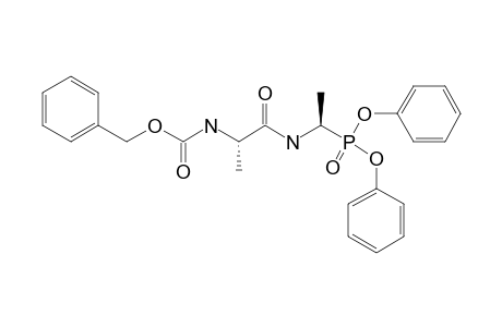 DIPHENYL-N-(BENZYLOXYCARBONYL)-L-ALANYL-(2-DECARBOXY-L-ALANIN-2-YL)-PHOSPHONATE