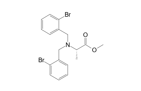 (2S)-2-[bis(2-bromobenzyl)amino]propionic acid methyl ester