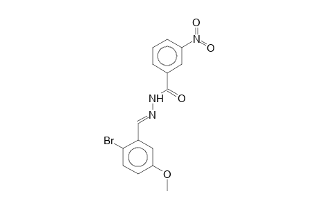 N'-[(E)-(2-Bromo-5-methoxyphenyl)methylidene]-3-nitrobenzohydrazide