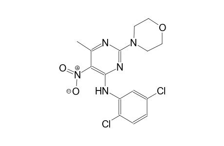 N-(2,5-dichlorophenyl)-6-methyl-2-(4-morpholinyl)-5-nitro-4-pyrimidinamine