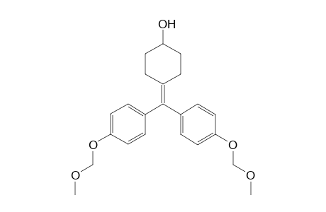 4-[bis(p-<methoxymethoxy>phenyl)methylene]-cyclohexanol
