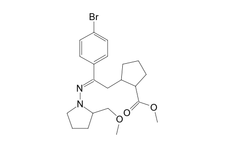 E-(+)-(2S,1"R,2"S)-1-{ 1'-(4"-Bromophenyl)-2'-[2"-(Methoxycarbonyl) cyclopentyl] ethylideneamino }-2-(methoxymethyl) pyrrolidine
