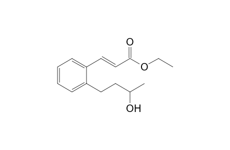 Ethyl (E)-3-[2-(3-hydroxybutyl)phenyl]prop-2-enoate