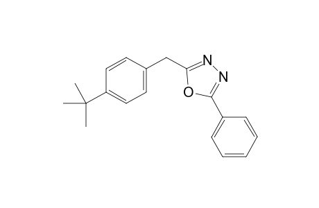 2-(4-(tert-Butyl)benzyl)-5-phenyl-1,3,4-oxadiazole