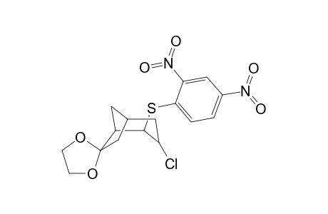 endo-3-chloro-exo-4-(2,4-dinitrophenyl(thio]spiro(bicyclo[3.2.1]octane-6,2'-[1,3]dioxolane