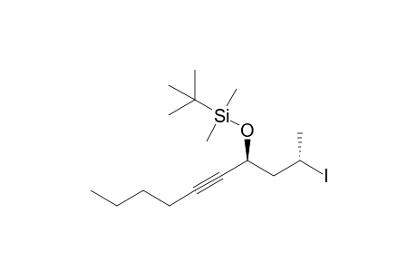 tert-Butyl(((2S,4S)-2-iododec-5-yn-4-yl)oxy)dimethylsilane