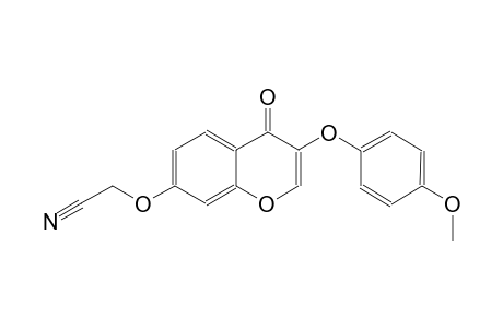 acetonitrile, [[3-(4-methoxyphenoxy)-4-oxo-4H-1-benzopyran-7-yl]oxy]-