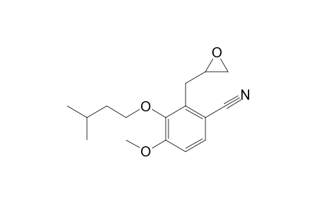 3-Isopentoxy-4-methoxy-2-oxiranylmethylbenzonitrile