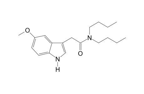 N,N-Dibutylamino-2-(5-methoxyindol-3-yl)acetamide