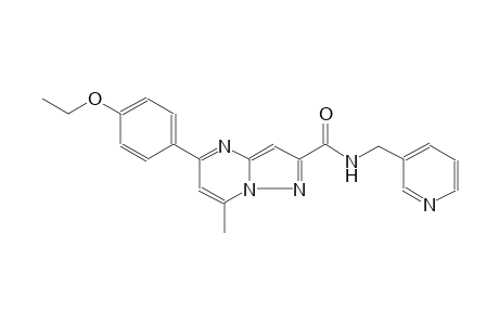 5-(4-ethoxyphenyl)-7-methyl-N-(3-pyridinylmethyl)pyrazolo[1,5-a]pyrimidine-2-carboxamide