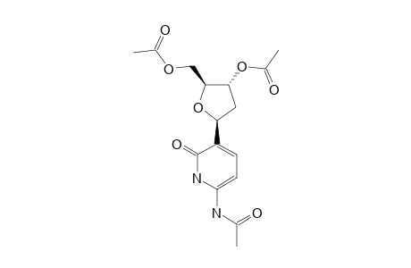 1-BETA-[6-ACETAMIDO-2-OXO-(1H)-PYRIDIN-3-YL]-1,2-DIDEOXY-3,5-DI-O-ACETYL-D-RIBOFURANOSIDE
