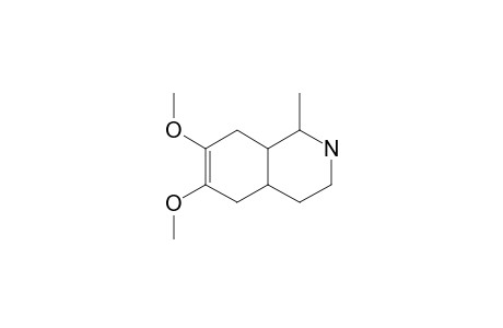 1-METHYL-6,7-DIMETHOXY-OCTAHYDRO-1,2,3,4,5,8,9,10-ISOQUINOLINE