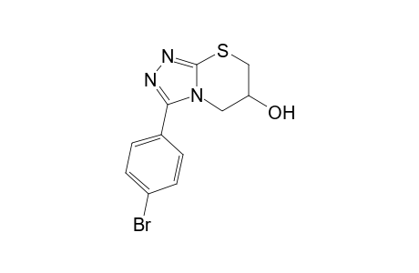 3-(4-bromophenyl)-5H,6H,7H-[1,2,4]triazolo[3,4-b][1,3]thiazin-6-ol