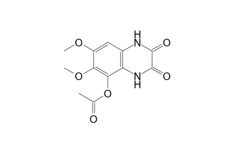 (6,7-dimethoxy-2,3-dioxo-1,4-dihydroquinoxalin-5-yl) acetate