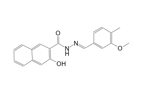 2-naphthalenecarboxylic acid, 3-hydroxy-, 2-[(E)-(3-methoxy-4-methylphenyl)methylidene]hydrazide
