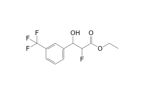 2-Fluoro-3-hydroxy-3-[3-(trifluoromethyl)phenyl]propanoic acid ethyl ester