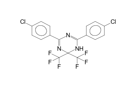 2,6-DI(4-CHLOROPHENYL)-4,4-BIS(TRIFLUOROMETHYL)-1,4-DIHYDRO-1,3,5-TRIAZINE