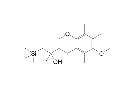 4-(2,5-dimethoxy-3,4,6-trimethyl-phenyl)-2-methyl-1-trimethylsilyl-butan-2-ol