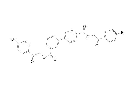 [1,1'-biphenyl]-3,4'-dicarboxylic acid, bis[2-(4-bromophenyl)-2-oxoethyl] ester