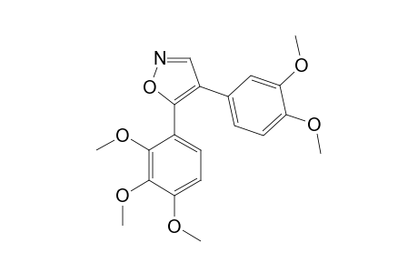 4-(3,4-Dimethoxyphenyl)-5-(2,3,4-trimethoxyphenyl)isoxazole