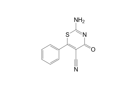 2-Amino-5-cyano-6-phenyl-4H-1,3-thiazin-4-one