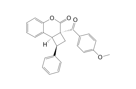 rel-(1R,2aS,8bS)-2a-(4-Methoxybenzoyl)-1-(phenyl)-1,2,2a,8b-tetrahydro-3H-benzo[b]cyclobuta[d]pyran-3-one