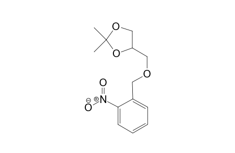 (+-)-O(1),O(2)-Isopropylidene-O(3)-(2-nitrobenzyl)glycerol