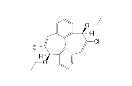 exo,exo-5,11-Dichloro-4,10-diethoxy-4,10-dihydrodibenzo[ef,kl]heptalene