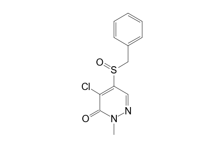 3(2H)-Pyridazinone, 4-chloro-2-methyl-5-[(phenylmethyl)sulfinyl]-