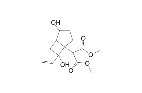 Dimethyl 2-(4,7-dihydroxy-7-vinylbicyclo[3.2.0]hept-1-yl)malonate