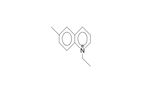 1-Ethyl-6-methyl-quinolinium cation