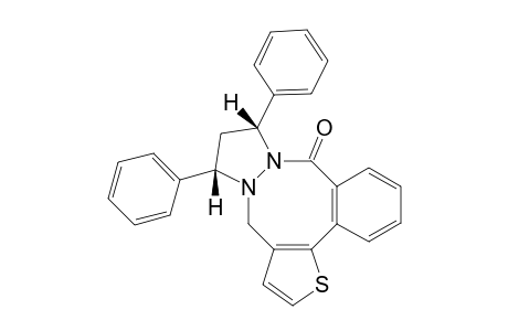 16,18-Diphenyl-1,15-diaza-10-thiatetracyclo[13.3.0.0(3,8).0(9,13)]octadeca-3(8),4,6,9(13),11-pentaene-2-one