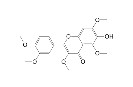 4H-1-Benzopyran-4-one, 2-(3,4-dimethoxyphenyl)-6-hydroxy-3,5,7-trimethoxy-