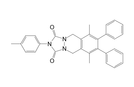 6,9-Dimethyl-2-(4-methylphenyl)-7,8-diphenyl-5,10-dihydro-1H-[1,2,4]-triazolo[1,2-b]phthalazine-1,3(2H)-dione