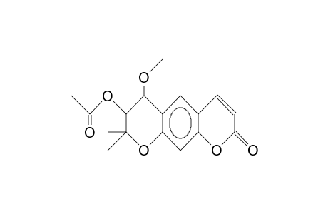 3'(S)-Acetoxy-4'(R)-B-methoxy-3',4'-dihydro-xanthyletin