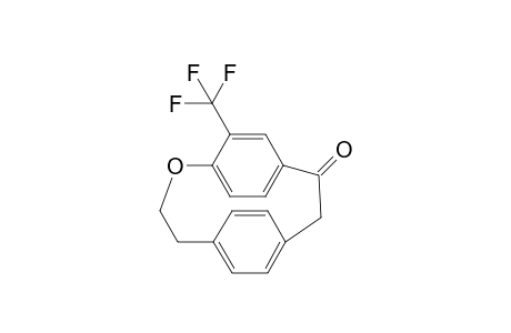 6-Trifluoromethyl-8-oxa-tricyclo[9.2.2.2(4,7)]heptadeca-1(14),4(17),5,7(16),11(15),12-hexaen-3-one