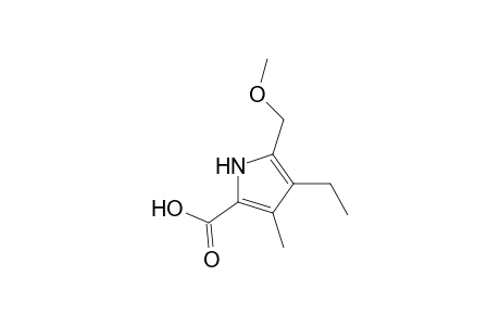 2-Methoxymethyl-4-methyl-3-ethyl-5-carboxypyrrole
