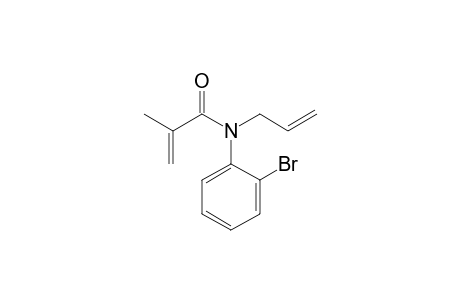 N-(2-Bromophenyl)-N-(prop-2-enyl)-2-methylpropenamide
