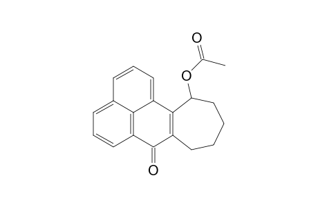 12-Acetoxy-9,10,11,12-tetrahydrocyclohepta[a]phenalen-7(8H)-one