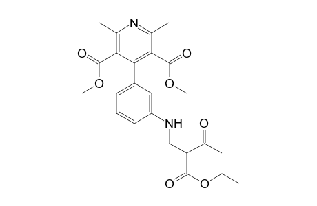 Dimethyl 4-{3'-(2"-acetyl-2"-ethoxycarbonyl)ethenyl]amino}phenyl-1,4-dihydro-2,6-dimethylpyridine-3,5-dicarboxylate