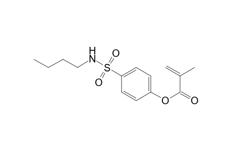 2-Propenoic acid, 2-methyl-, 4-[(butylamino)sulfonyl]phenyl ester