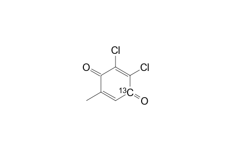 (1-C-13)-2,3-DICHLORO-5-METHYL-2,5-CYCLOHEXADIENE-1,4-DIONE