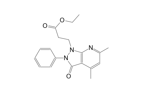 1H-pyrazolo[3,4-b]pyridine-1-propanoic acid, 2,3-dihydro-4,6-dimethyl-3-oxo-2-phenyl-, ethyl ester